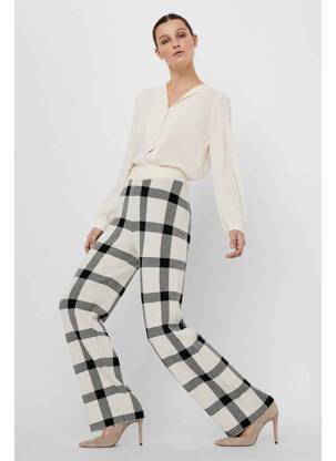 Pantalon evazat bej VERO MODA femeie