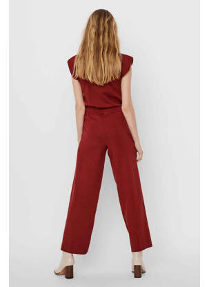 Pantalon evazat roșu VERO MODA femeie