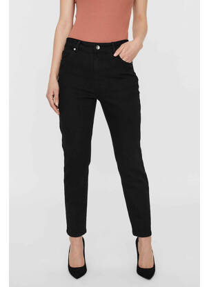 Blugi cu croială dreaptă negru VERO MODA femeie