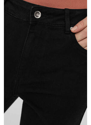 Blugi cu croială dreaptă negru VERO MODA femeie
