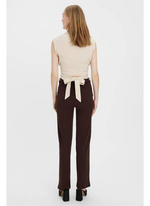 Pantalon chino maro VERO MODA femeie