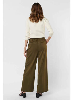 Pantalon evazat verde VERO MODA femeie