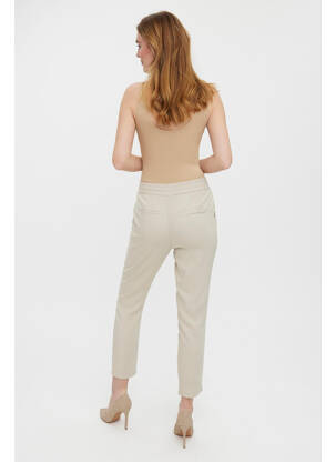 Pantalon slim argintiu VERO MODA femeie
