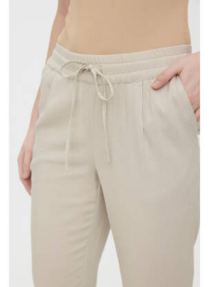 Pantalon slim argintiu VERO MODA femeie