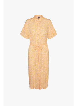 Rochie midi roz VERO MODA femeie