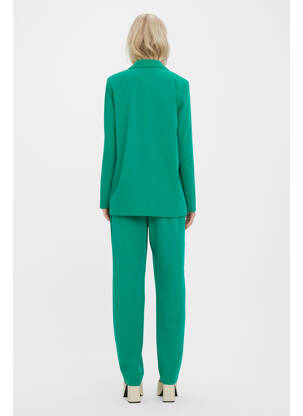 Pantalon larg verde VERO MODA femeie