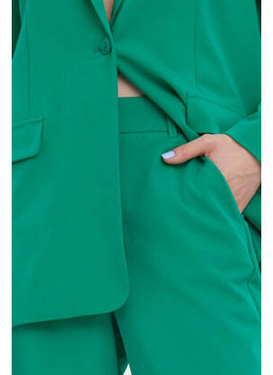 Pantalon larg verde VERO MODA femeie