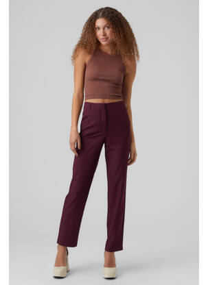 Pantalon chino roșu VERO MODA femeie
