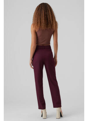 Pantalon chino roșu VERO MODA femeie