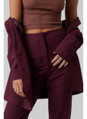 Pantalon chino roșu VERO MODA femeie