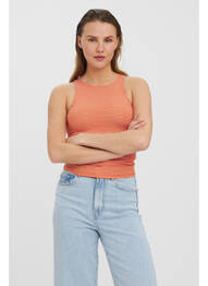 Maiou portocaliu VERO MODA femeie