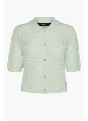 Vestă cu mâneci scurte verde VERO MODA femeie