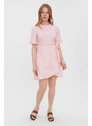 Rochie scurtă roz VERO MODA femeie