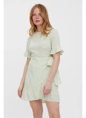 Rochie scurtă verde VERO MODA femeie