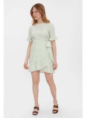 Rochie scurtă verde VERO MODA femeie