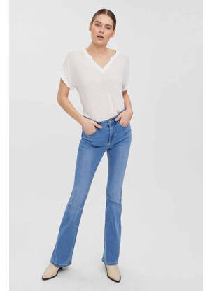 Blugi bootcut albastru VERO MODA femeie