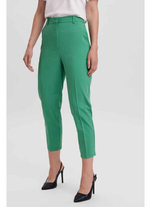 Pantalon slim verde VERO MODA femeie