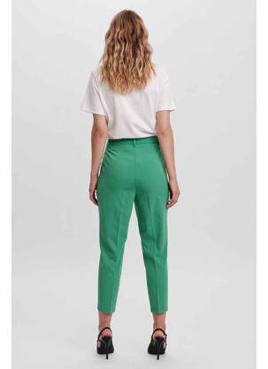 Pantalon slim verde VERO MODA femeie