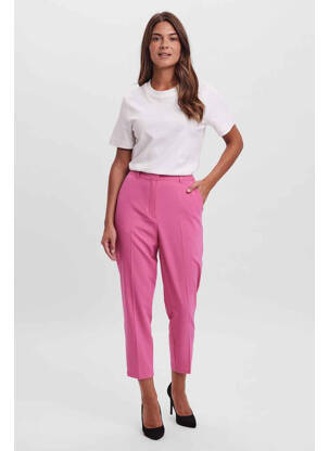 Pantalon 7/8 roz VERO MODA femeie