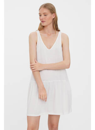 Rochie scurtă alb VERO MODA femeie