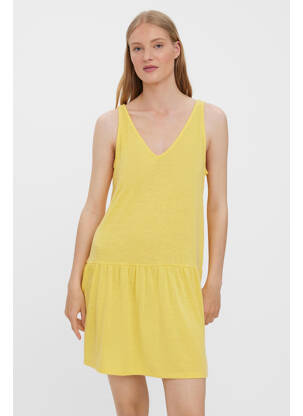 Rochie scurtă galben VERO MODA femeie