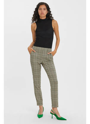 Pantalon drept maro VERO MODA femeie