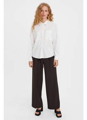 Pantalon chino maro VERO MODA femeie