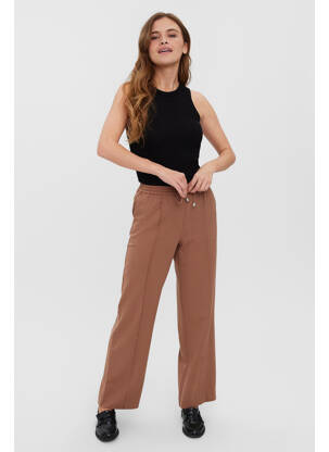 Pantalon drept maro VERO MODA femeie