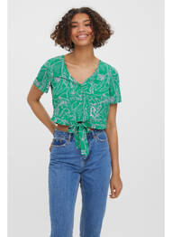Cămașă verde VERO MODA femeie