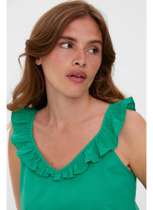 Maiou verde VERO MODA femeie