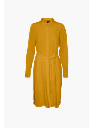 Rochie midi galben VERO MODA femeie