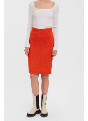 Fustă midi roșu VERO MODA femeie