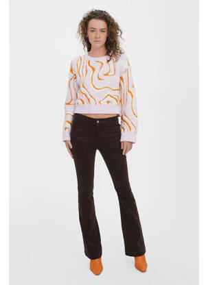 Pantalon evazat maro VERO MODA femeie