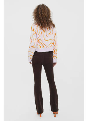 Pantalon evazat maro VERO MODA femeie