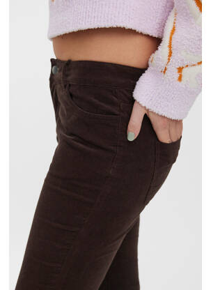 Pantalon evazat maro VERO MODA femeie