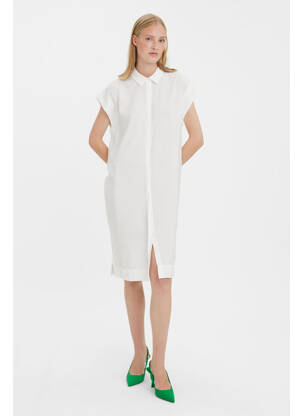 Rochie midi alb VERO MODA femeie