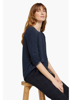 Pulover albastru TOM TAILOR femeie