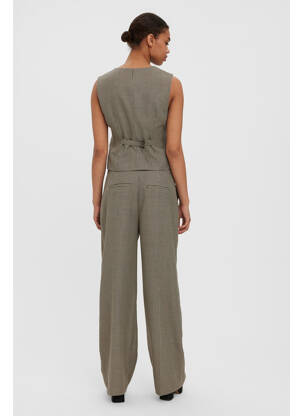 Pantalon chino maro VERO MODA femeie