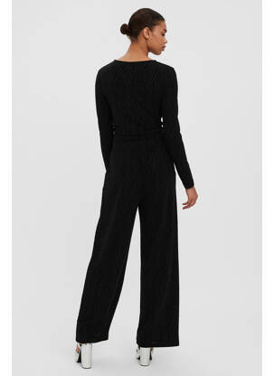 Pantalon larg negru VERO MODA femeie