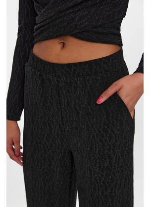 Pantalon larg negru VERO MODA femeie