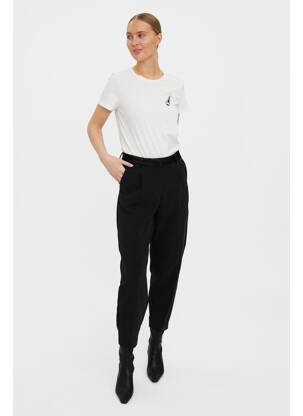 Pantalon chino negru VERO MODA femeie