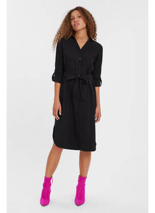 Rochie midi negru VERO MODA femeie