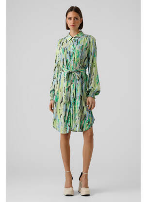 Rochie midi verde VERO MODA femeie