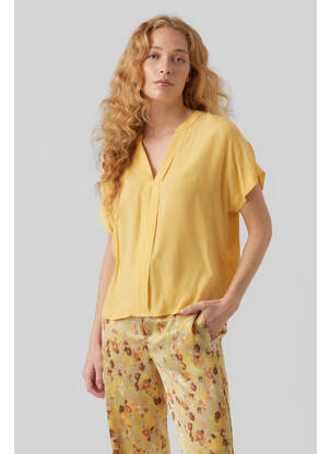 Cămașă galben VERO MODA femeie