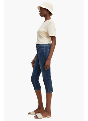 Blugi cu croială slim albastru TOM TAILOR femeie