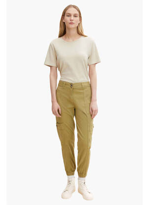 Pantalon cargo verde TOM TAILOR femeie