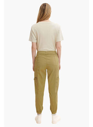 Pantalon cargo verde TOM TAILOR femeie