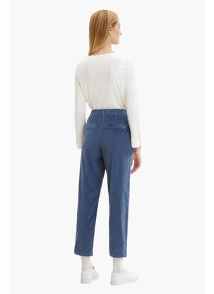 Pantalon evazat albastru TOM TAILOR femeie