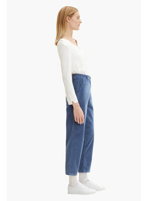 Pantalon evazat albastru TOM TAILOR femeie