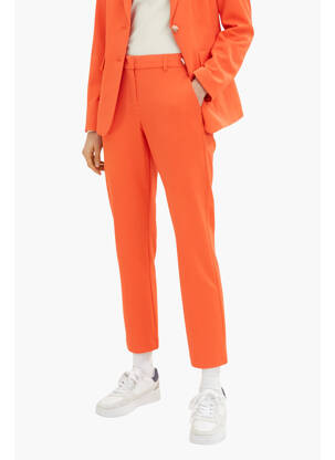 Pantalon chino roșu TOM TAILOR femeie